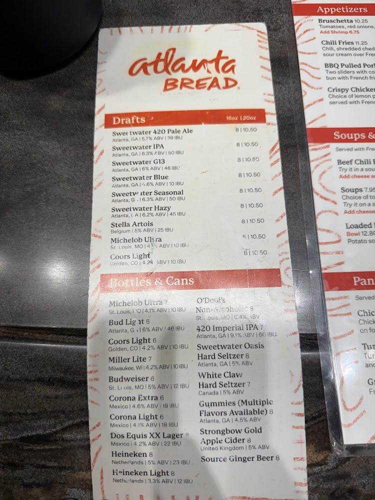 SweetWater Brewing Company Menu image 2